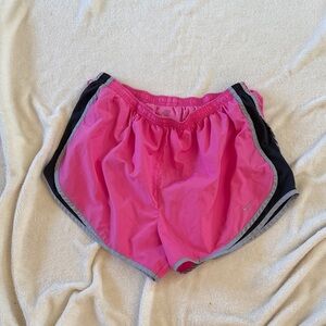 Nike Women's Athletic Shorts in Pink and Black